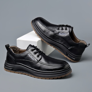 Chaussures habillées en cuir pour hommes, style professionnel, confortables, semelle souple, antidérapantes, durables, mode, pour le bureau, décontractées, pour la marche - Product Image 5