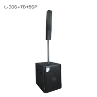 Altavoz de Columna Coaxial Profesional L306, Sistema de Línea de Audio de 500W