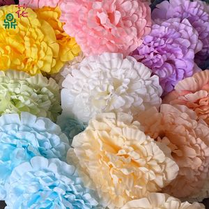 Flores de Seda de Peonía de Tres Cabezas, Decoración de Boda, Arreglo Floral Artificial para Pared, Ecológico, Hecho en China - Product Image 3
