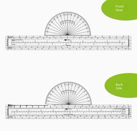 DF CFP-2 Traceur de navigation aérienne vintage en plastique laminé, outil manuel pour la formation des pilotes et des étudiants