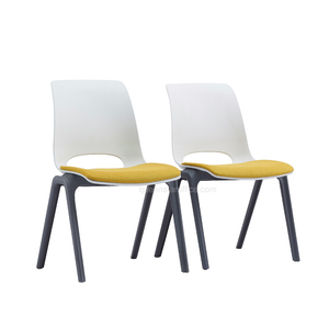 Mobilier scolaire QS-STC10 chaise de formation connectable salle de réunion chaise de conférence chaise de pile en plastique - Product Image 1