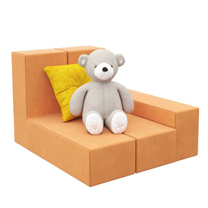 Children's Game Combination <b>Building</b> <b>Block</b> Sofa Multi Module Educational Play Mat For Home Use 0-24 Months Fabric High - Product Image 3