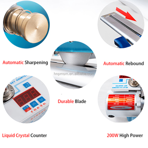 เครื่องตัดผ้าอุตสาหกรรมพร้อมโต๊ะตัด สำหรับผ้าใยสังเคราะห์เคลือบพีวีซี ผ้าถัก ผ้าม็อบ และผ้าม้วน - Product Image 2