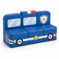 Canapés de jeu intérieurs doux sur le thème du transport et de l'espace, personnalisés pour les écoles maternelles, les garderies et les aires de jeux intérieures