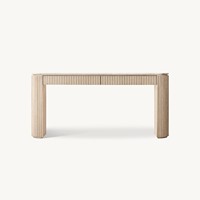 Table console en bois de style moderne pour salon américain