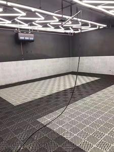 Estera de empalme de rejilla de plástico para sala de lavado de coches, baldosas de suelo de garaje, profesional entrelazado para centro de belleza de coche - Product Image 5