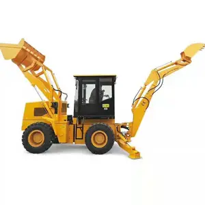 China Farm Tractor With Backhoe Escavadeira And Loader Mower Mini Retroexcavator Back Hoe Baggerlad Pelle Chargeuse Tractopelle