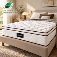 Matelas double hypoallergénique pour enfants en mousse de latex souple avec rouleau compressé pour une installation facile emballage sous vide en rouleaux