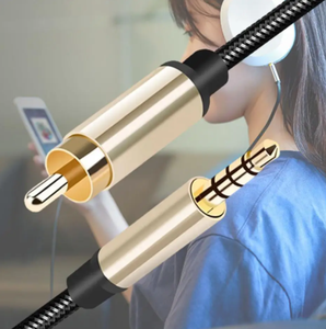 Câble <span class=keywords><strong>de</strong></span> connecteur Audio coaxial stéréo SPDIF <span class=keywords><strong>de</strong></span> haute qualité numérique 3.5mm vers RCA pour <span class=keywords><strong>barre</strong></span> <span class=keywords><strong>de</strong></span> <span class=keywords><strong>son</strong></span> Xiao-mi 1/2 <span class=keywords><strong>TCL</strong></span> Toshiba TV - Product Image 6