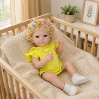 Poupée Reborn réaliste de 19 pouces en vinyle souple, jouet pour enfants, cadeau, vente en gros, personnalisable