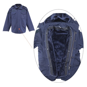 KMS <span class=keywords><strong>ya</strong></span> hecho azul uniforme táctico de invierno ligero transpirable al aire libre impermeable campo de combate M65 chaqueta - Product Image 6