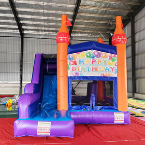 Château gonflable de qualité commerciale avec toboggan en PVC personnalisable <span class=keywords><strong>pour</strong></span> enfants, idéal <span class=keywords><strong>pour</strong></span> les locations de fêtes d'<span class=keywords><strong>anniversaire</strong></span> - Product Image 5