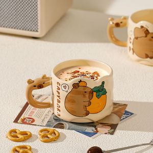 Modern Tasarım Seramik Kupa Yenilikçi Kapaklı Bulaşık Makinesinde Yıkanabilir ODM Model Doğum Günü Hediyesi Kupa, Değerli Ev Ürünleri İçin Paketlenmiş Karton - Product Image 3