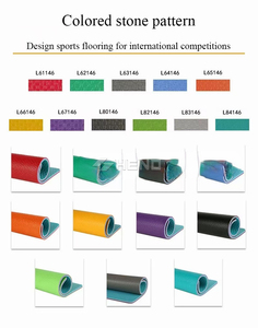 Rouleau de revêtement de sol en mousse commerciale pour badminton, épaissi, résistant à l'usure, pour terrains de basketball et de tennis de table, en plastique - Product Image 4