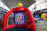 Jeux de sport gonflables commerciaux Lilytoys Jeux interactifs gonflables 4 en un jeux pour les ventes