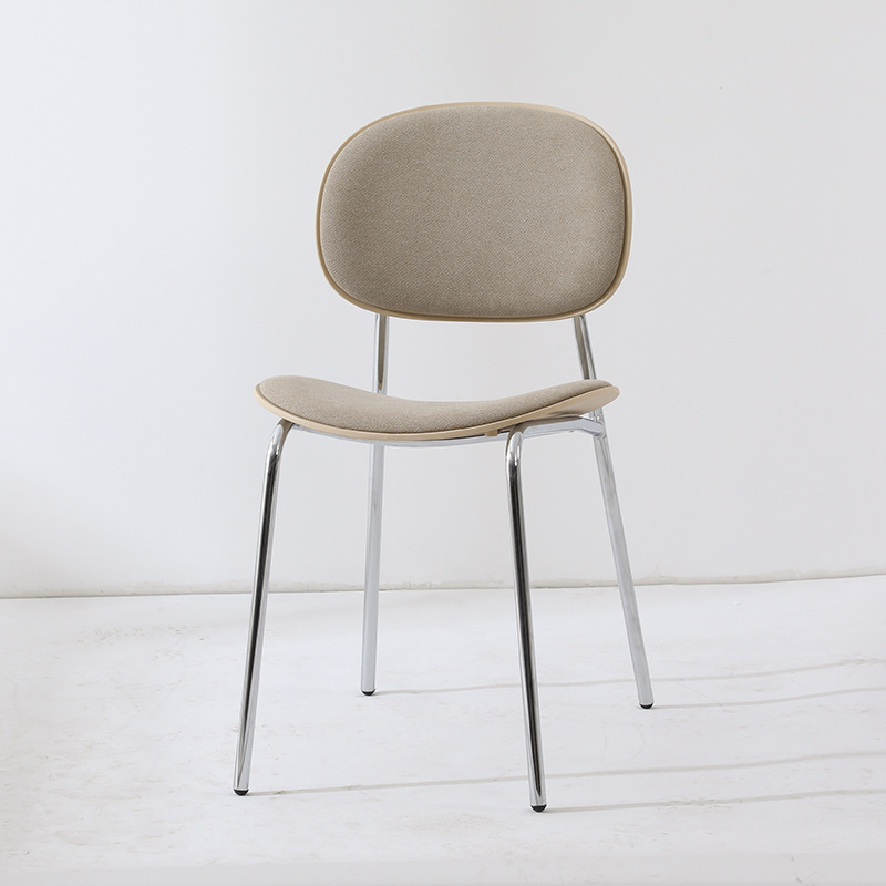 ขาเคลือบไฟฟ้า สีเทา พร้อมเบาะนุ่ม