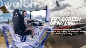 Simulateur de course automobile SportVR 360 degrés à six axes et trois écrans pour deux personnes, en acier, pour usage intérieur, puissance 4000W - Product Image 5