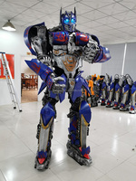 Costume de robot réaliste pour cosplay avec LED pour la décoration d'Halloween