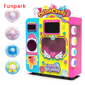 <span class=keywords><strong>Funpark</strong></span> Direkt ab Werk Neues Design Vollautomatische Zuckerwattemaschine Zuckerwatte-Verkaufsautomaten für Kleinunternehmen - Product Image 6