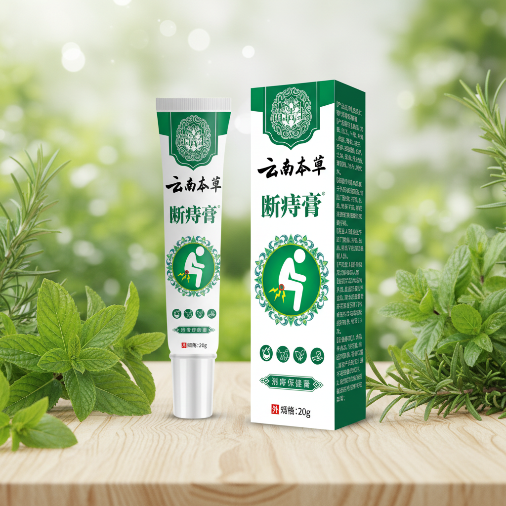 Yunnan Herbal Hemorrhoid Ointment for External Use to Relieve Hemorrhoid Hematochezia, Swelling and Pain