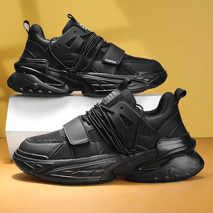 Nouvelles Chaussures de Sport Décontractées à Lacets pour Hommes Printemps/Été 2026, Polyvalentes, Antidérapantes à Semelle Épaisse pour Loisirs - Product Image 2