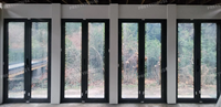 JUNYAO Design – Panneau de nuit en aluminium pour porte française, personnalisable, anti-pluie et anti-tempête, pour façade de magasin, conforme NFRC, pour bâtiments scolaires