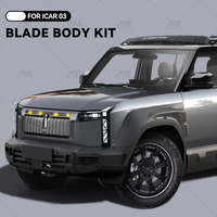 Kit de carrosserie Icar 03 pour Chery Icar 03 Jaecoo J6 2025 2026, comprenant une calandre, un pare-chocs avant et arrière, et un kit de carrosserie Blade, accessoires de mise à niveau.