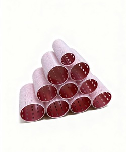 DANSKY üst satış cırt cırt Metal alüminyum saç rulosu termal plastik saç bigudi silindirleri saç - Product Image 4