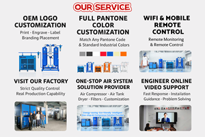 <span class=keywords><strong>Compresseur</strong></span> d'air à vis industriel réfrigéré par réfrigérant 1589 CFM avec sécheur d'air pour <span class=keywords><strong>compresseur</strong></span> d'air - Product Image 4
