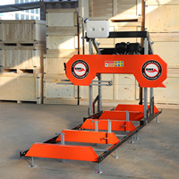 Scie à ruban pour le travail du bois à eau automatique à moteur électrique Scierie à bois portable