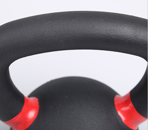 เคตเทิลเบลล์เคลือบผงสีดำน้ำหนักฟรีสำหรับฝึกที่บ้าน - Product Image 4