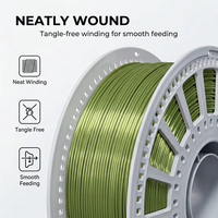 Filament PLA Soie en Gros d'Usine 1.75mm 1kg, Haute Précision pour Imprimante 3D, Sans Filamentage, Lisse et Brillant, Logo Personnalisé