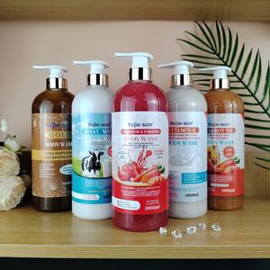 Caliente alta calidad 1000ml hidratante blanqueamiento aclaramiento reafirmante poro naturalmente saludable piel retráctil geles de ducha - Product Image 2