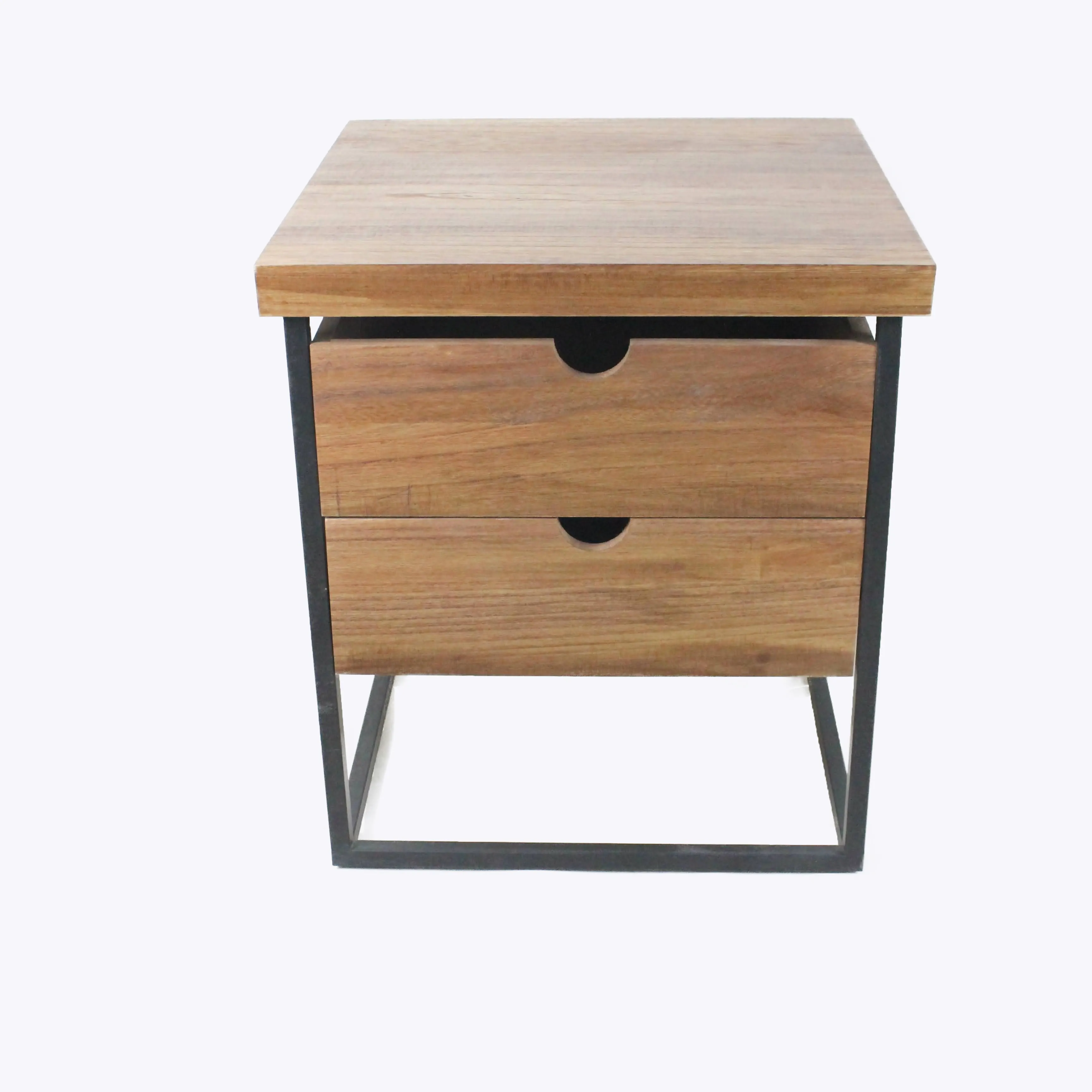 Iron Leg Wooden Desktop Modern Design Multifunctional Cabinet