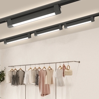 Projecteur sur rail magnétique orientable de haute qualité 10W 20W 30W 40W 80W / Éclairage sur rail linéaire / Éclairage sur rail LED
