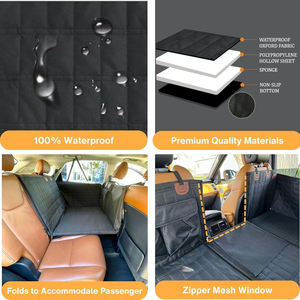 Stokta lüks <span class=keywords><strong>Pet</strong></span> ürünleri üst satıcılar su geçirmez arka koltukta genişletici köpek araba klozet kapağı evcil hayvan hamağı arka koltuk sert alt - Product Image 6