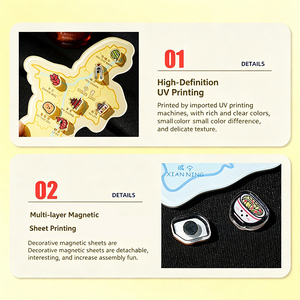 Accessori Shunquan - Vendita all'ingrosso di singoli pezzi. Adesivi per Frigorifero Personalizzati in Acrilico con Nome di Città <span class=keywords><strong>e</strong></span> Provincia Fai-da-Te - Product Image 5