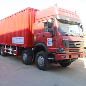 Camión volquete agrícola rojo 20 toneladas de paja de grano pesado transporte de materiales agrícolas Uso de caminos rurales - Product Image 1
