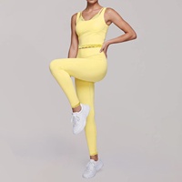 Ensemble de yoga et fitness anti-rides pour femmes, dernières créations, ensemble de yoga 2 pièces pour filles, vêtements de yoga pour femmes