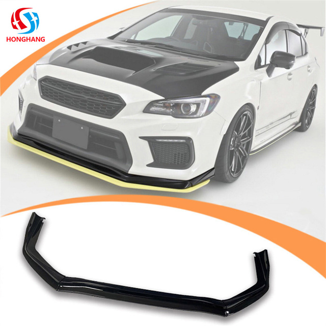 Factory Auto Parts Parts Accessories Front Bumper Lip, Front Bumper Lower Splitter for Subaru Wrx Sti Front Lip 2015-2021