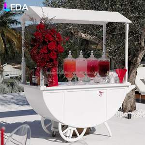 Carrito de Champán Personalizado de Alta Calidad LEDA para Bodas, Fiestas de Cumpleaños y Decoración de Eventos - Product Image 3