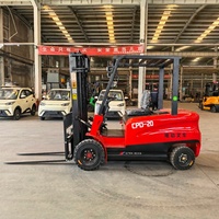 Chariot élévateur électrique contrepoids compact 2 tonnes, hauteur de levage 3m-8m, batterie Euro 5 CE EPA - Vente chaude usine