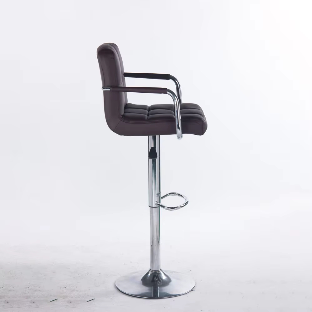 barstool modern swivel blue