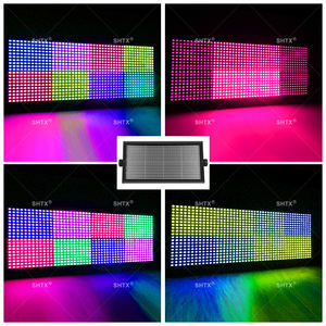 SHTX Lumière stroboscopique LED à 8 segments de haute qualité, projecteur professionnel pour scène, adapté aux spectacles, mariages, bars et occasions spéciales - Product Image 4