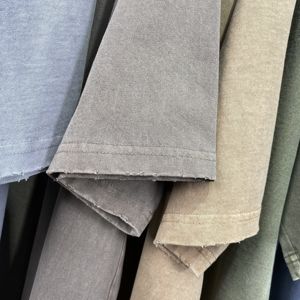 เสื้อยืดวิ<span class=keywords><strong>น</strong></span>เทจสำหรับผู้ชาย<span class=keywords><strong>2</strong></span>ชิ้นใส่สบายชุดกางเกงขาสั้นผ้าฝ้าย100% โอเวอร์ไซส์และเสื้อยืดซักกรดเหมาะสำหรับผู้ชาย - Product Image 2