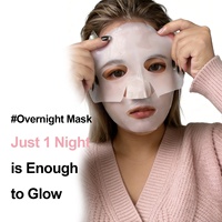 Masque Coréen au Collagène Biologique pour le Visage et le Corps – Hydratant, Raffermissant et Éclaircissant – Feuille de Masques DIY Effet Gemmes