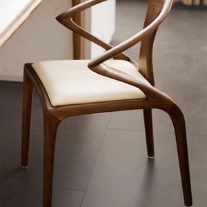 Sillón de Lujo Diseño Original Color Nogal con <span class=keywords><strong>Espada</strong></span>, Asiento de Tela o Piel Sintética para Restaurante y Comedor - Product Image 6