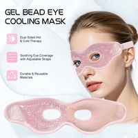 Masque Gel Chaud & Froid Réutilisable pour les Yeux – Patch Gel Glacé Apaisant pour Soulager la Fatigue Oculaire et Réduire les Poches – Idéal Soin de la Peau & Sommeil