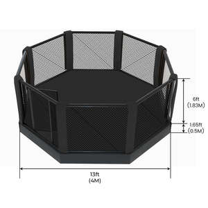 Bague de boxe lowboy 14x14 édition, anneau de combat octogonal mma, <span class=keywords><strong>ufc</strong></span> octogonal, taille professionnelle, meilleur <span class=keywords><strong>prix</strong></span> - Product Image 1