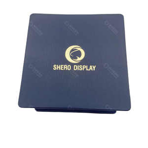 Caja de Joyería de Anillo de PU Afelpada con Cierre de Hebilla de Lujo, Ecológica, con Logotipo Impreso Personalizado - Product Image 2